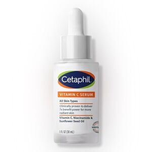 Cetaphil vitamin C serum niacinamide sunflower seed oil sensitive skin *blogger